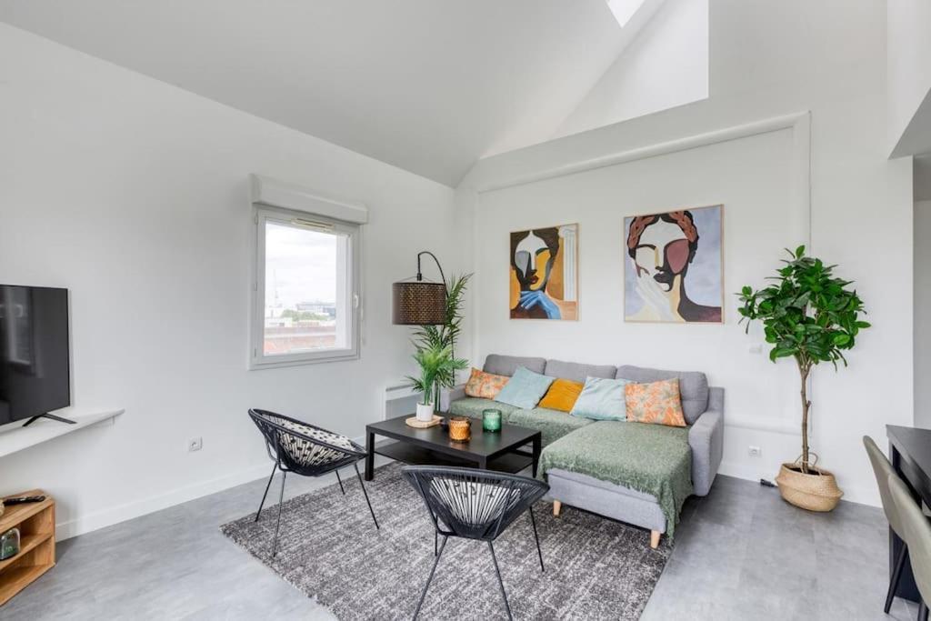 סן-דני Premium Flat 6 People With Billard And Terrace Stade De France מראה חיצוני תמונה